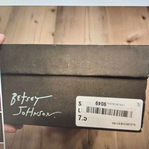 Betsy Johnson NWT - Size 7.5 Elegant Debie Bejeweled Strap Wedge - Picture 3 of 14